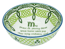 Load image into Gallery viewer, Ceramic Blessing Bowl Shamrock