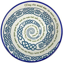 Load image into Gallery viewer, Ceramic Blessing Bowl Shamrock Celtic Knotwork