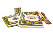 Load image into Gallery viewer, Emblem Tea Towel &amp; Shamrock Pot Holder
