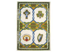 Load image into Gallery viewer, 100% Cotton Emblems of Ireland Tea Towel
