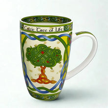 Load image into Gallery viewer, Celtic Tree of Life Bone China Mug 14 fl. oz