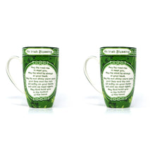 Load image into Gallery viewer, Irish Blessing Mug - Shamrock Garden