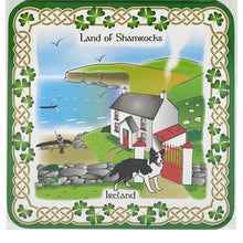 Load image into Gallery viewer, Set of 4 Land of Shamrocks Coasters