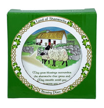 Load image into Gallery viewer, Blessing Plate Farm Print Land of Shamrocks