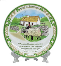 Load image into Gallery viewer, Blessing Plate Farm Print Land of Shamrocks