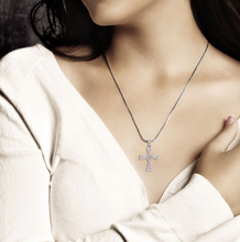 Load image into Gallery viewer, Celtic Cross Heart Necklace