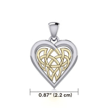 Load image into Gallery viewer, Celtic Love Heart Shaped Pendant