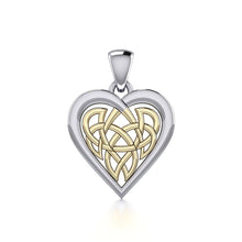 Load image into Gallery viewer, Celtic Love Heart Shaped Pendant