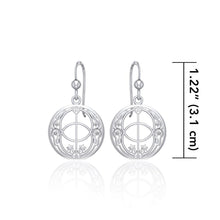 Load image into Gallery viewer, Chalice Well Celtic Earrings