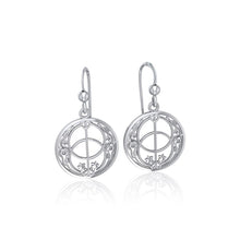 Load image into Gallery viewer, Chalice Well Celtic Earrings