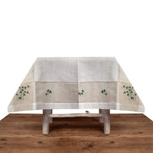 Load image into Gallery viewer, Packs of Kinsale Shamrock Embroidered Tablecloth 36x36