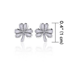Load image into Gallery viewer, Irish Shamrock Post Earrings