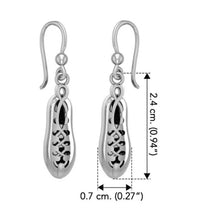 Load image into Gallery viewer, Sterling Silver Irish Dance Drop Earrings