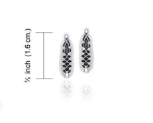 Load image into Gallery viewer, Irish Dancing Shoes Stud Earrings in Silver