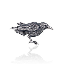 Load image into Gallery viewer, Mythical Celtic Raven Pendant- Silver