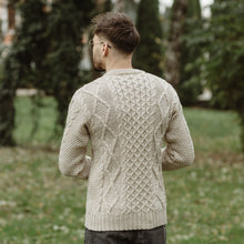 Load image into Gallery viewer, Saol Fisherman Cable Sweater