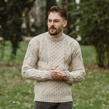 Load image into Gallery viewer, Saol Fisherman Cable Sweater