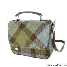Load image into Gallery viewer, Harris Tweed Square Tartan Shoulder Bag