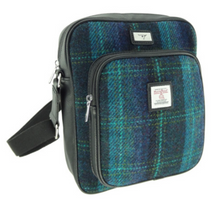 Load image into Gallery viewer, Scottish Tartan Harris Tweed Travel Bag