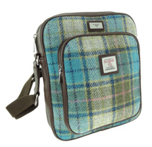 Load image into Gallery viewer, Scottish Tartan Harris Tweed Travel Bag