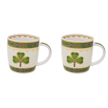 Load image into Gallery viewer, Ceramic Irish Shamrock Mug