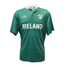 Load image into Gallery viewer, Green Shamrock Rugby Shirt - Ireland Cotton Performance