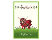 Load image into Gallery viewer, Highland Cow Tea Towel &amp; Pot Holder Set