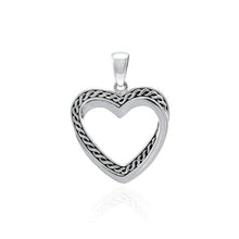 Load image into Gallery viewer, Infinite Celtic Knotwork Heart Pendant