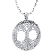 Load image into Gallery viewer, Intricate Celtic Tree of Life Pendant