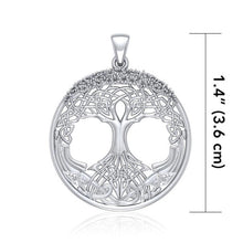 Load image into Gallery viewer, Intricate Celtic Tree of Life Pendant