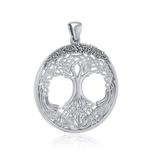 Load image into Gallery viewer, Intricate Celtic Tree of Life Pendant