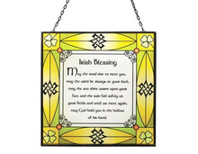 Load image into Gallery viewer, Irish Blessing Stained Glass Window Panel