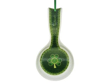 Load image into Gallery viewer, Irish Shamrock Ceramic Spoon Rest