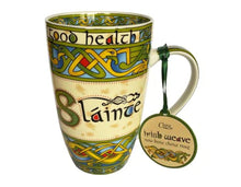 Load image into Gallery viewer, Irish "Slainte "Good Health Ceramic Mug
