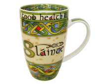 Load image into Gallery viewer, Irish "Slainte "Good Health Ceramic Mug