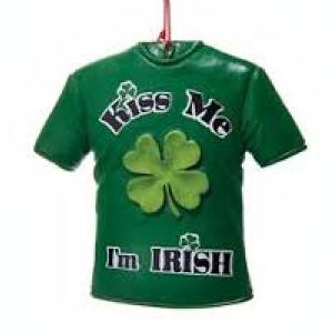 Kiss Me Shirt Ornament