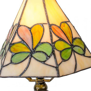 Shamrock Variegated Glass Lamp