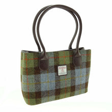 Load image into Gallery viewer, Harris Tweed Large Tartan Shoulder Tote Handbag