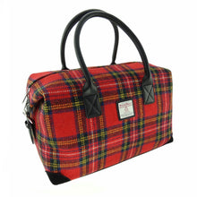 Load image into Gallery viewer, Scottish Harris Tweed Tartan Overnight Bag