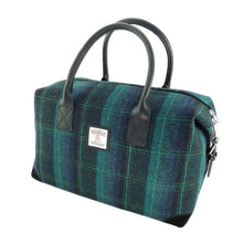 Load image into Gallery viewer, Scottish Harris Tweed Tartan Overnight Bag