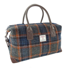 Load image into Gallery viewer, Scottish Harris Tweed Tartan Overnight Bag