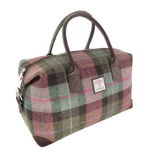 Load image into Gallery viewer, Scottish Harris Tweed Tartan Overnight Bag