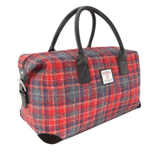 Load image into Gallery viewer, Scottish Harris Tweed Tartan Overnight Bag