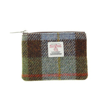 Load image into Gallery viewer, Harris Tweed 'Eriskay' Small Coin Zip Pouch