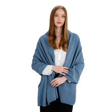 Load image into Gallery viewer, Cable Knit Ladies Shawl