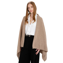 Load image into Gallery viewer, Cable Knit Ladies Shawl