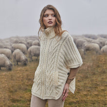 Load image into Gallery viewer, Funnel Neck Poncho Jacket