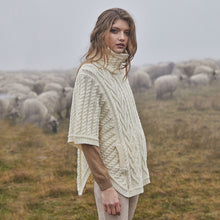 Load image into Gallery viewer, Funnel Neck Poncho Jacket