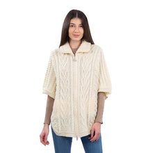 Load image into Gallery viewer, Funnel Neck Poncho Jacket