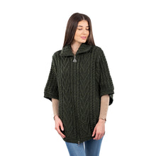 Load image into Gallery viewer, Funnel Neck Poncho Jacket